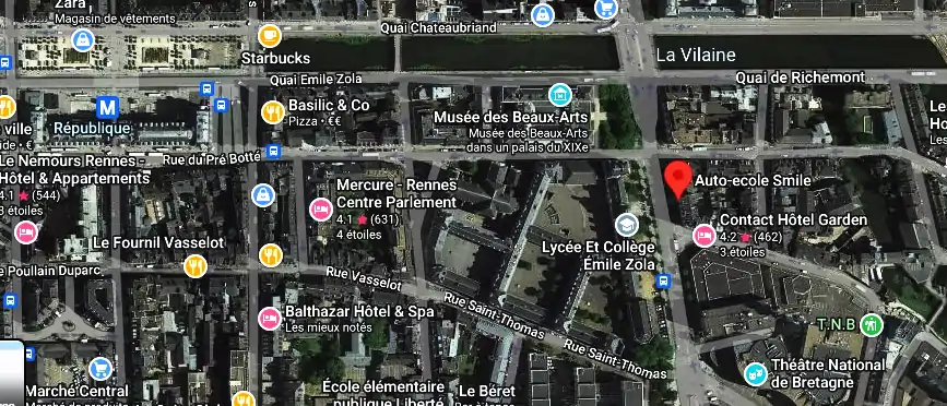 Permis auto Ecole à Rennes