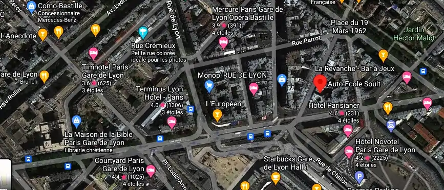 Permis auto Ecole à Paris