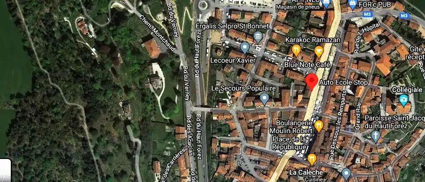 Permis auto Ecole à Saint-Bonnet-le-Château