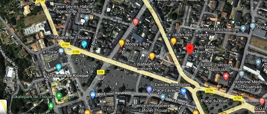 Permis auto Ecole à Thouars