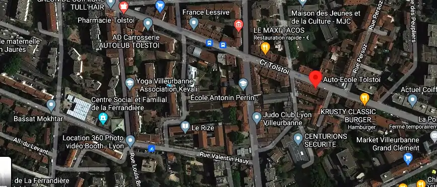 Permis auto Ecole à Villeurbanne