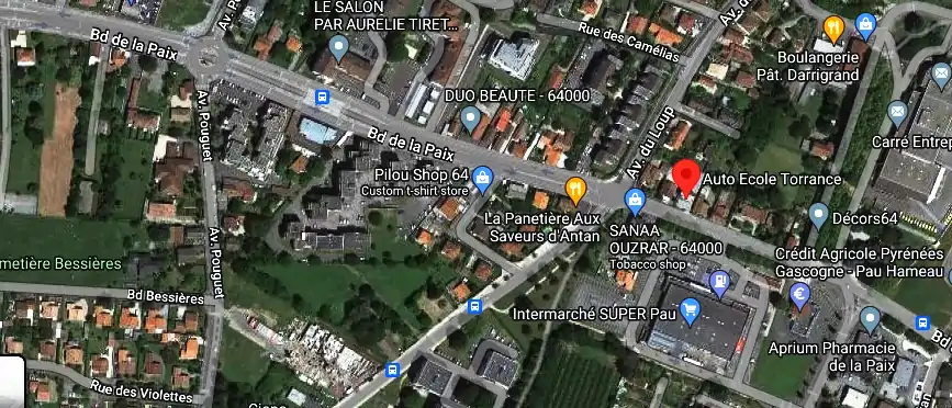 Permis auto Ecole à Pau