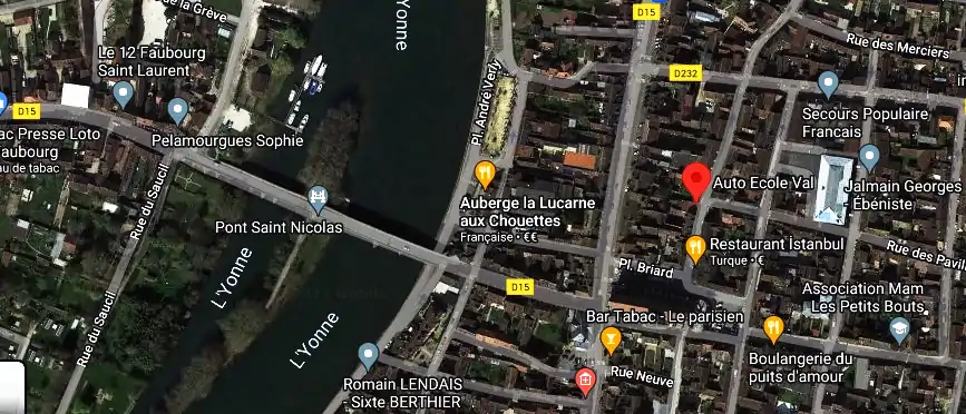 Permis auto Ecole à Villeneuve-sur-Yonne