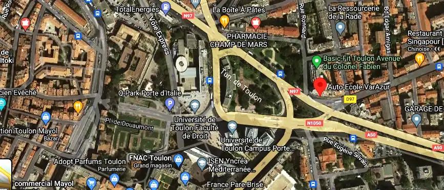 Permis auto Ecole à Toulon