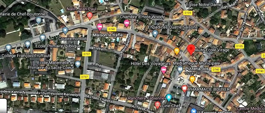 Permis auto Ecole à Chef-Boutonne