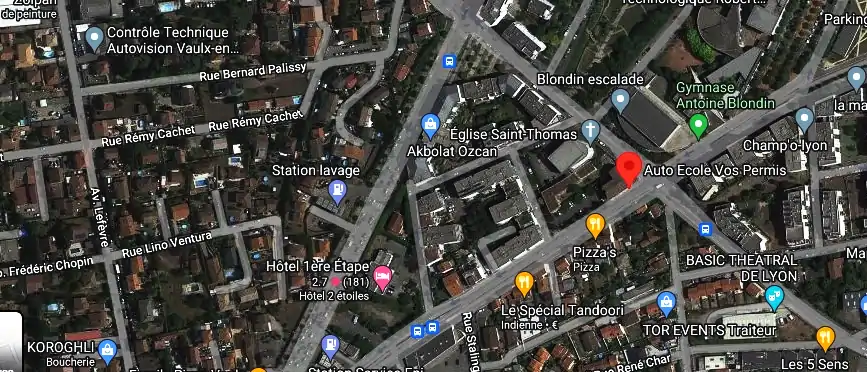 Permis auto Ecole à Vaulx-en-Velin