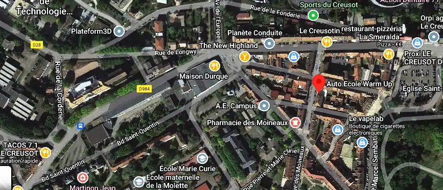 Permis auto Ecole à Le Creusot