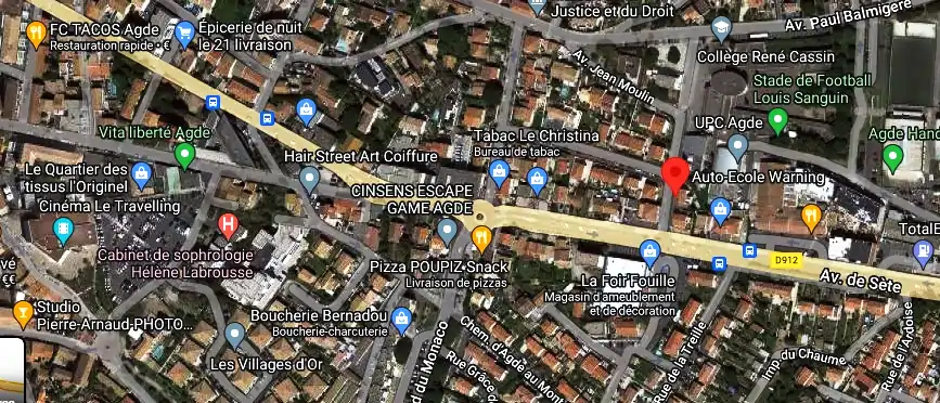 Permis auto Ecole à Agde