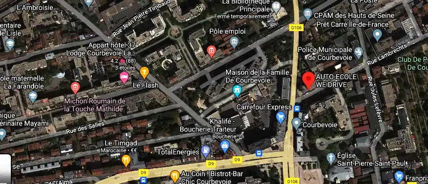 Permis auto Ecole à Courbevoie