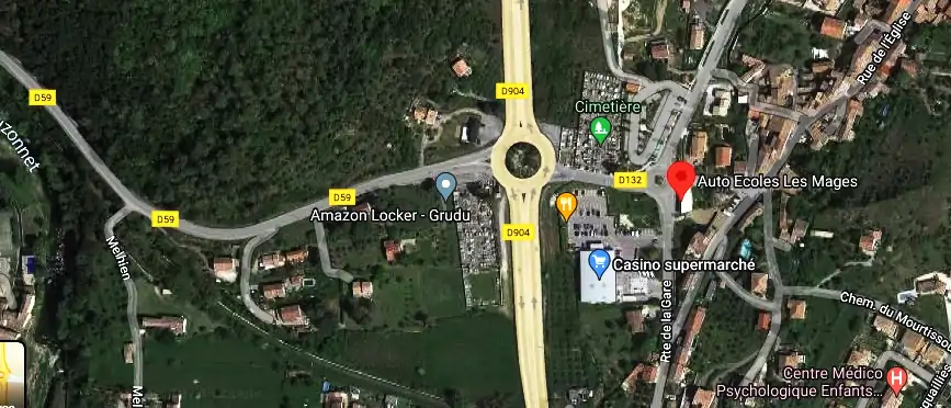 Permis auto Ecole à Les Mages