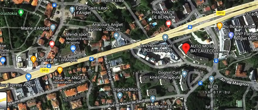 Permis auto Ecole à Anglet