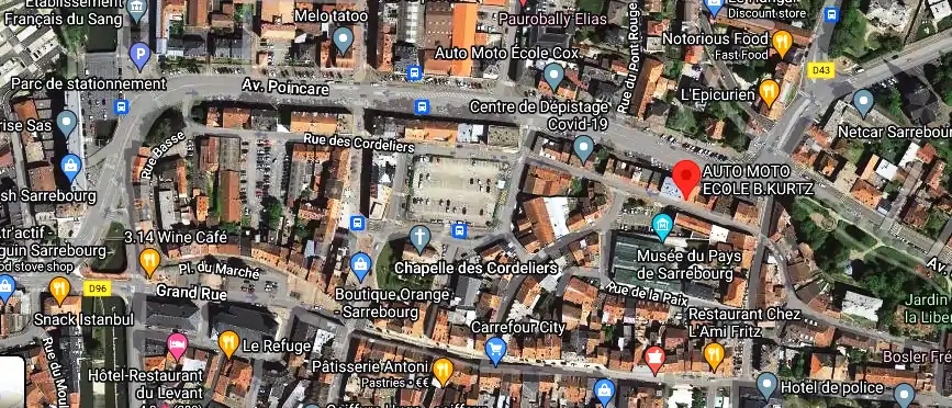 Permis auto Ecole à Sarrebourg