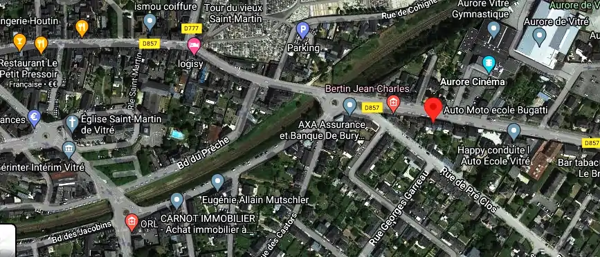 Auto Moto ecole Bugatti à Vitré