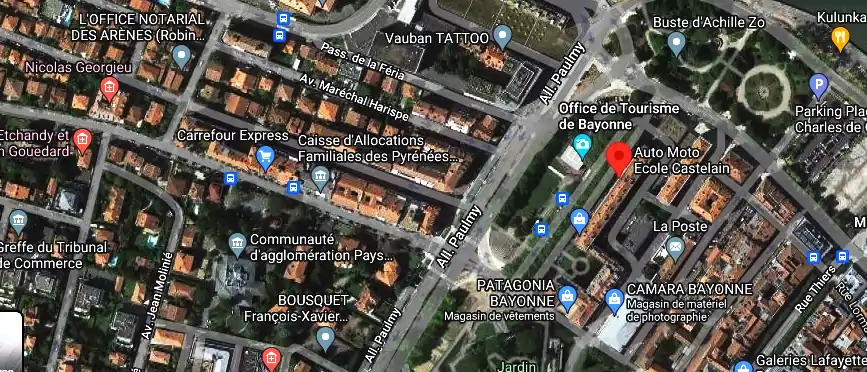 Permis auto Ecole à Bayonne