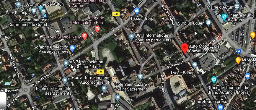 Permis auto Ecole à Autun