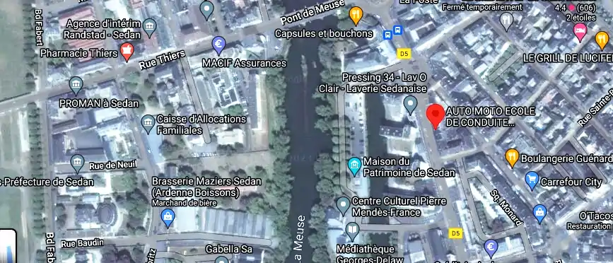 Permis auto Ecole à Sedan