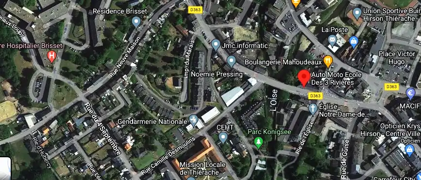 Permis auto Ecole à 02500 Hirson