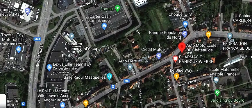 Permis auto Ecole à Villeneuve-d'Ascq