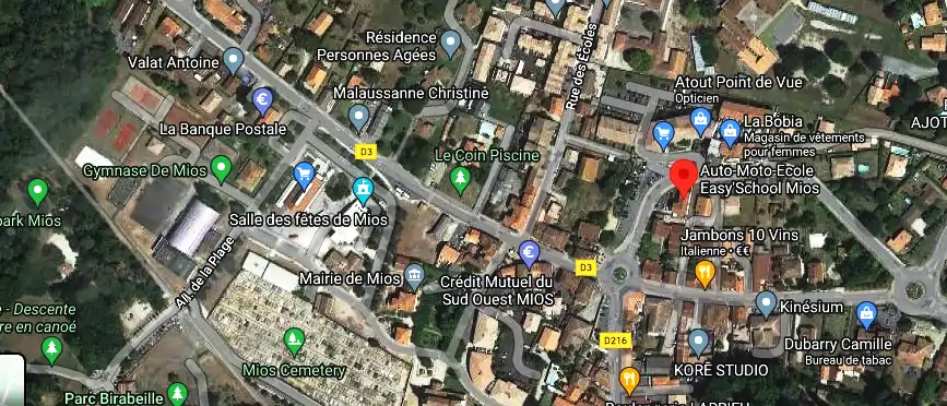 Permis auto Ecole à Mios