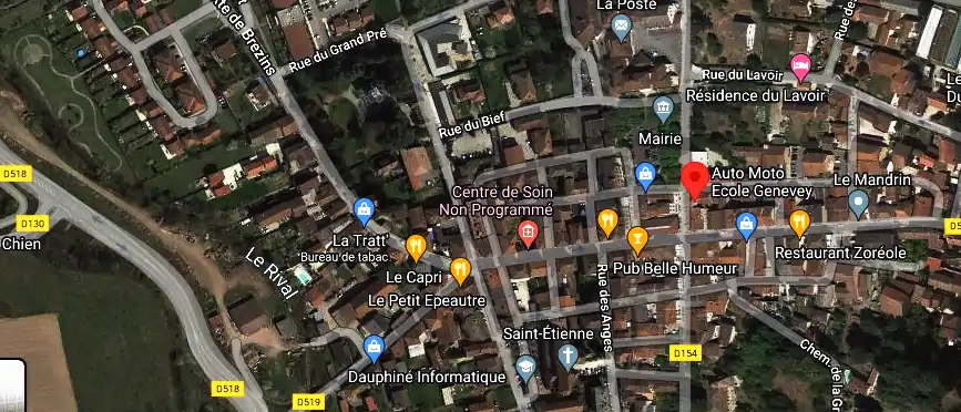 Permis auto Ecole à Saint-Étienne-de-Saint-Geoirs