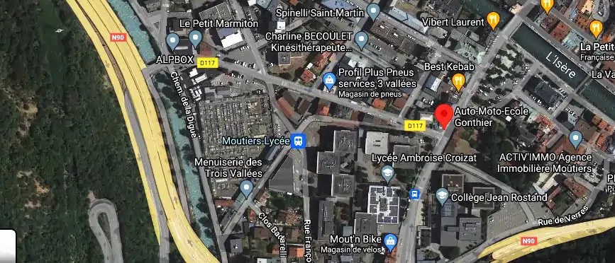 Permis auto Ecole à Moutiers