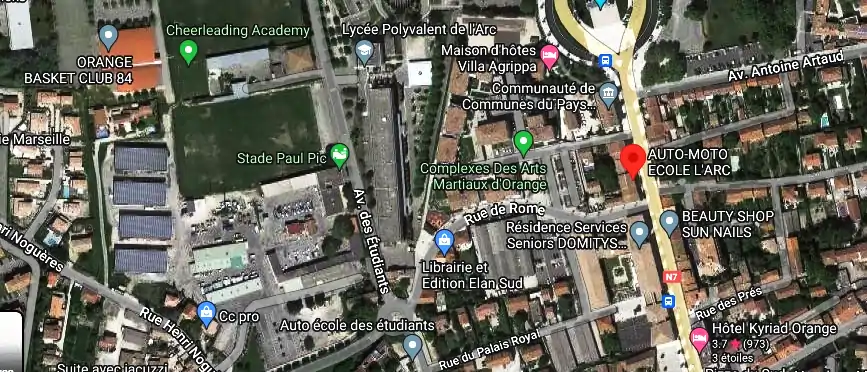 Permis auto Ecole à Orange