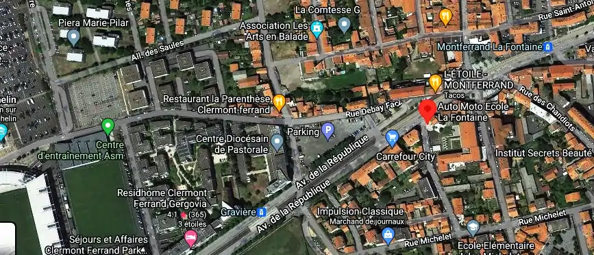 Permis auto Ecole à Clermont-Ferrand