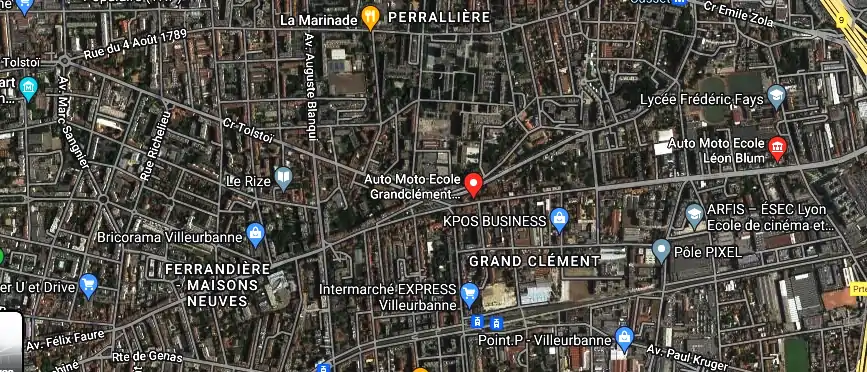 Permis auto Ecole à Villeurbanne