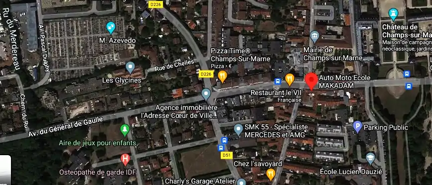 Permis auto Ecole à Champs-sur-Marne