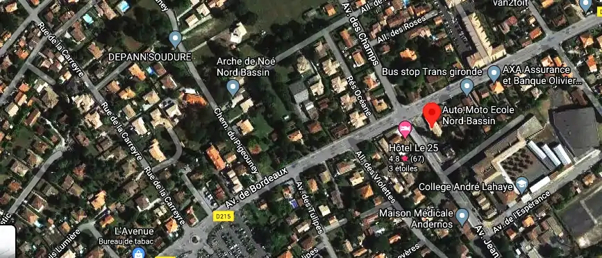 Permis auto Ecole à Andernos-les-Bains