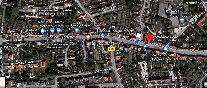 Permis auto Ecole à Marck