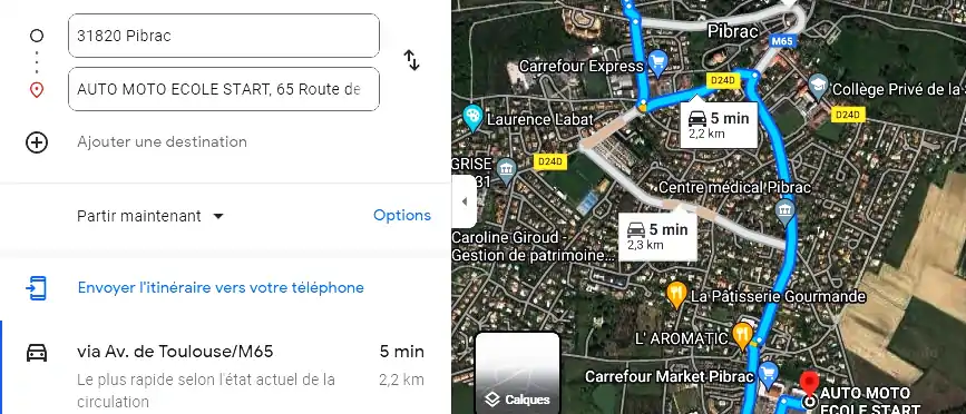 Permis auto Ecole à Pibrac