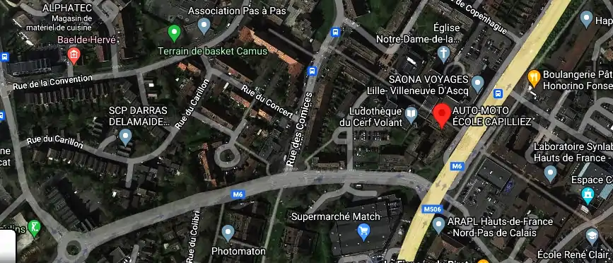 Permis auto Ecole à Villeneuve-d'Ascq