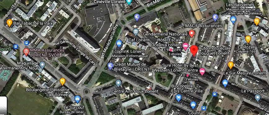 Permis auto Ecole à Lorient