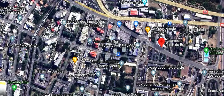 Permis auto Ecole à 7 Av. Maréchal de Lattre de Tassigny, Saint-Denis 97490, La Réunion