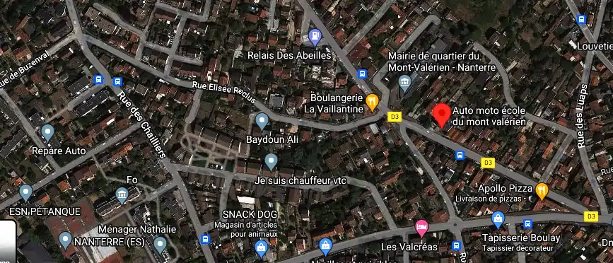 Auto moto école du mont valérien à Nanterre