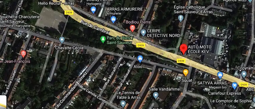 Permis auto Ecole à Arras