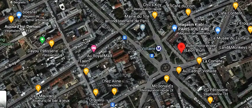 Permis auto Ecole à Paris