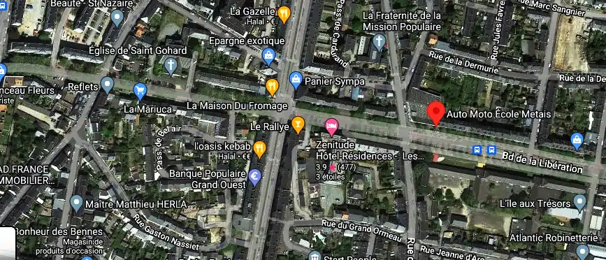 Permis auto Ecole à Saint-Nazaire