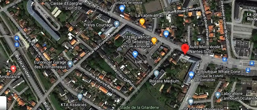 Permis auto Ecole à Nantes