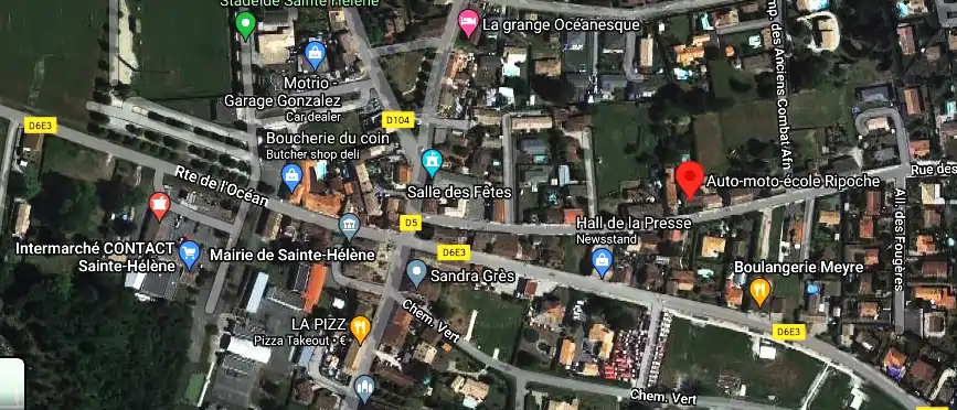 Permis auto Ecole à Sainte-Hélène