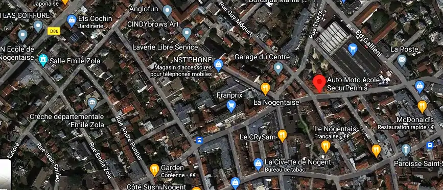 Permis auto Ecole à Nogent-sur-Marne