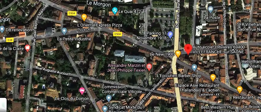 Permis auto Ecole à Villefranche-sur-Saône