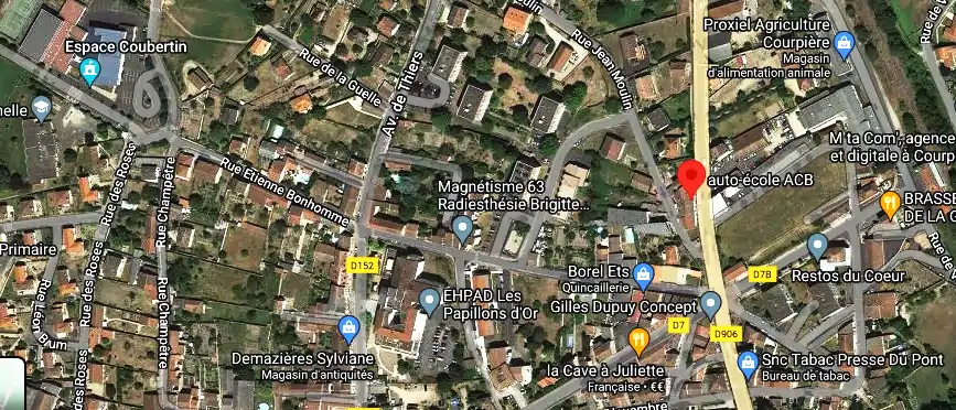 Permis auto Ecole à Courpière