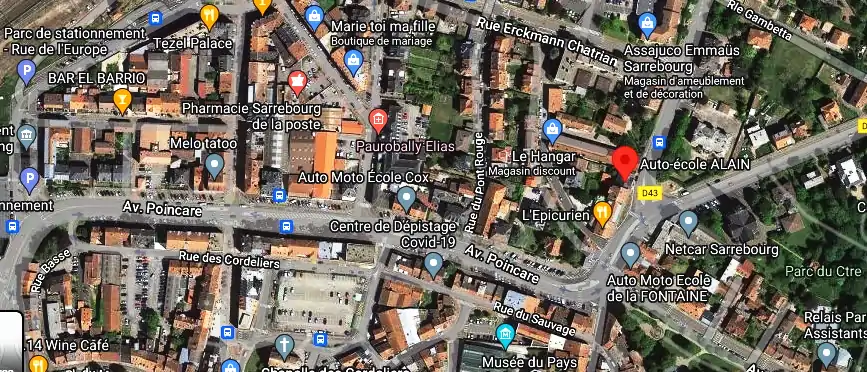 Permis auto Ecole à Sarrebourg