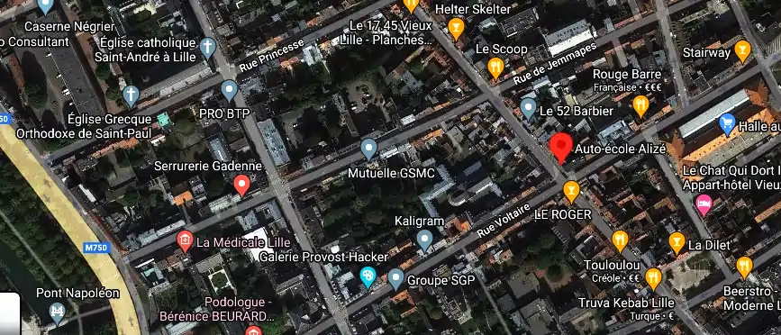 Permis auto Ecole à Lille