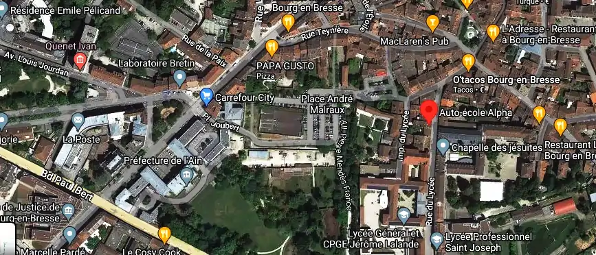 Permis auto Ecole à Bourg-en-Bresse