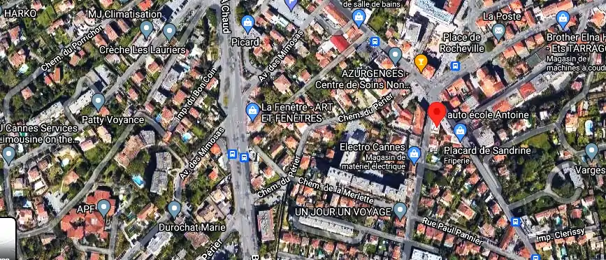 Permis auto Ecole à Cannes