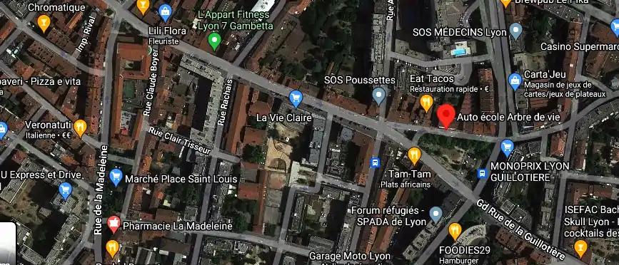 Permis auto Ecole à Lyon