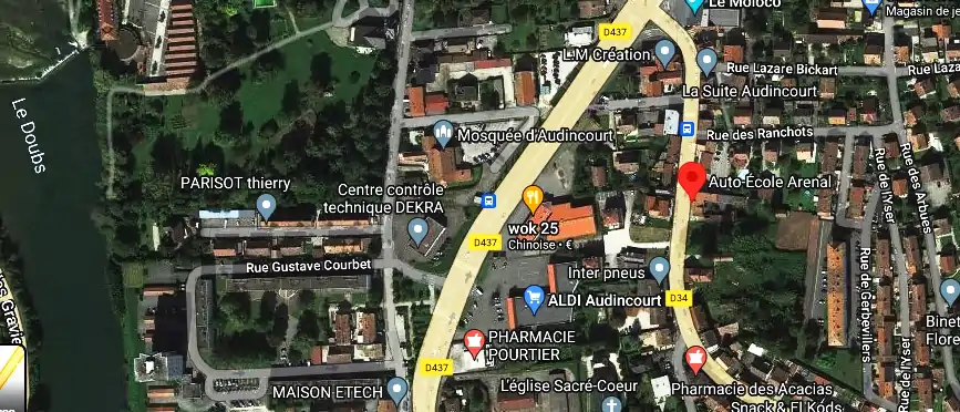 Permis auto Ecole à Audincourt